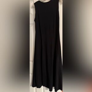 Anthropologie Black Maxi A-Line Dress size 8